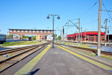 Fototapeta na wymiar Kaliningrad. Train Station