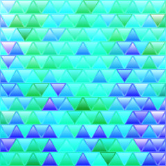 abstract vector stained-glass triangle mosaic background