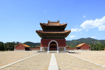 Chinese ancient architecture in the Eastern Royal Tombs of the Qing Dynasty, china