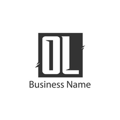 Initial Letter OL Logo Template Design
