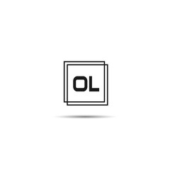 Initial Letter OL Logo Template Design