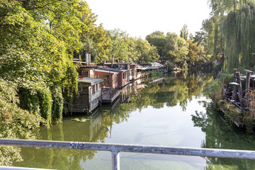 Obraz premium Hausboote