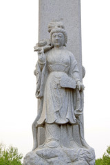 Fototapeta na wymiar Nanshan Giant Buddha scenic area figure stone carving, china