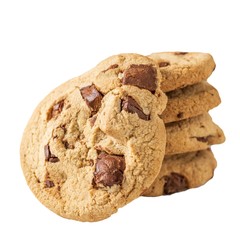 Isolate picture of pile of chocolate cookies
