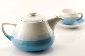 Glass and jug as a container for water