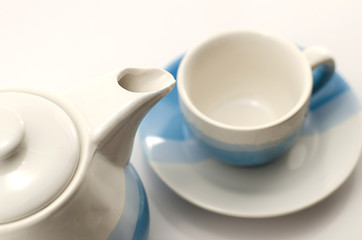 Glass and jug as a container for water