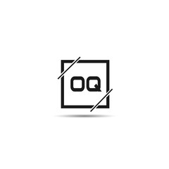 Initial Letter OQ Logo Template Design