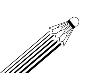 Badminton ball symbol