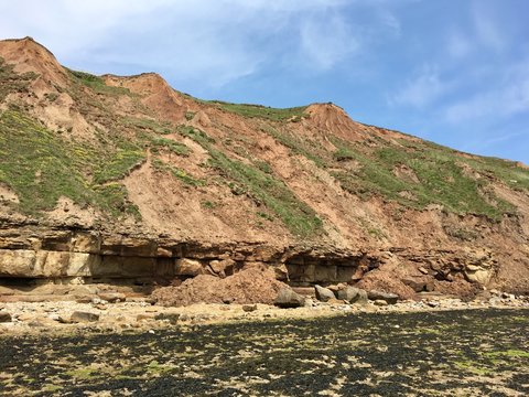 Coastal town of Filey, Yorkshire, United Kingdom