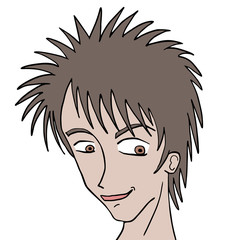 cartoon man draw