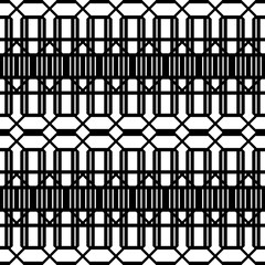 Design seamless monochrome geometric pattern