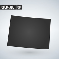 Colorado USA Symbol Icon Flat Vector illustration