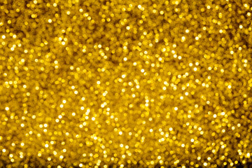 Gold glitter bokeh background for luxury design