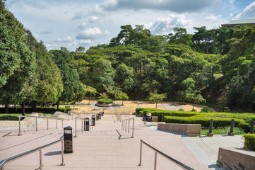 Stairs in the park in Putrajaya