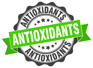 antioxidants stamp. sign. seal