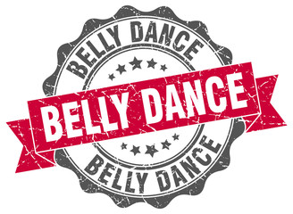 belly dance stamp. sign. seal