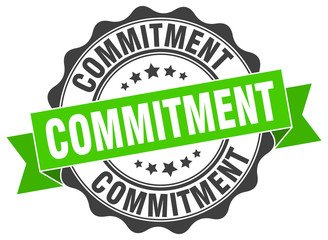 commitment stamp. sign. seal