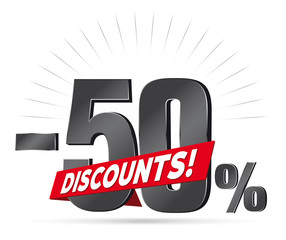 Sale Discounts 50% off