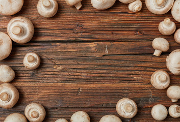 Obraz na płótnie Canvas Mushrooms frame