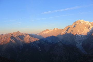 mont Blanc, versant italien