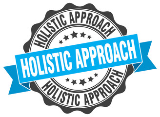 holistic approach stamp. sign. seal