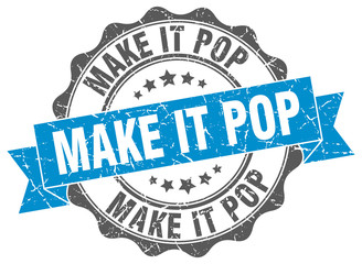 make it pop stamp. sign. seal