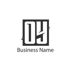 Fototapeta premium Initial Letter OY Logo Template Design