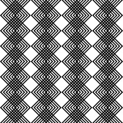 Design seamless monochrome geometric pattern