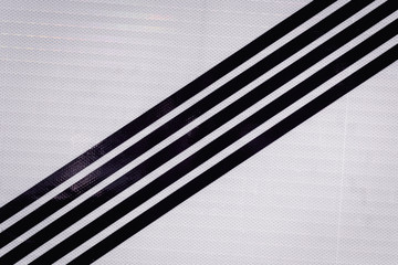 Auto road sign , black stripes on  white background pattern concept. Free copy paste space for...