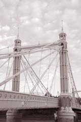 Albert Bridge; Chelsea; London