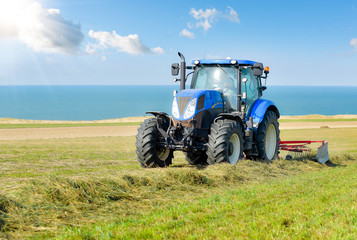 Obraz premium travail d'agriculteur (le fanage)