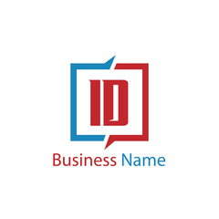 Initial Letter ID Logo Template Design