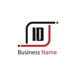Initial Letter ID Logo Template Design