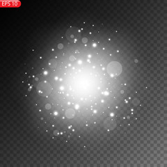 Light effect of a star,