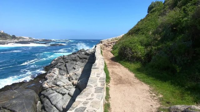 Landscape at  beach and seaside