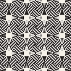 Vector seamless lines mosaic pattern. Modern stylish abstract texture. Repeating geometric tiles