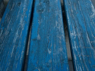 detail of blue plank texture