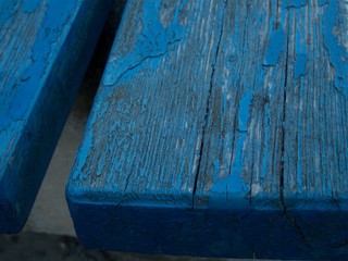 detail of blue plank texture