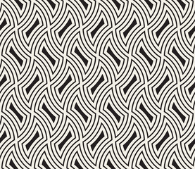 Fototapeta premium Vector seamless pattern. Modern stylish abstract texture. Repeating geometric tiles..
