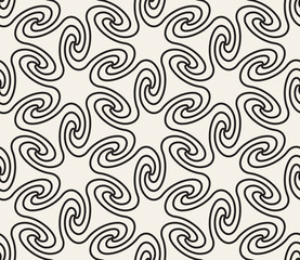 Vector seamless pattern. Modern stylish abstract texture. Repeating geometric tiles