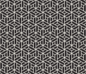 Vector seamless pattern. Modern stylish abstract texture. Repeating geometric tiles