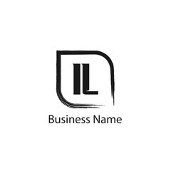 Initial Letter IL Logo Template Design