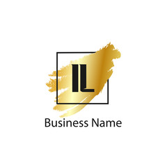 Initial Letter IL Logo Template Design