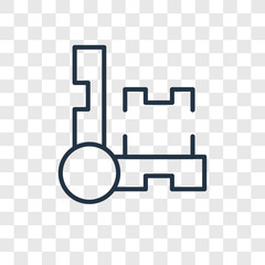 Boxes vector icon isolated on transparent background, Boxes logo design