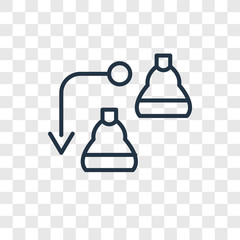 Transfer vector icon isolated on transparent background, Transfer logo design