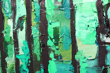 Artists oil paints multicolored closeup abstract background