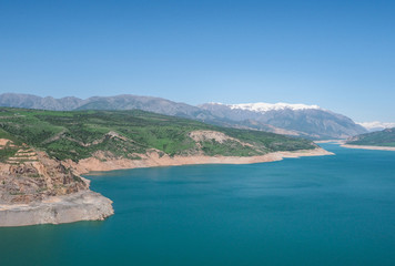 Charvak Lake in Uzbekistan
