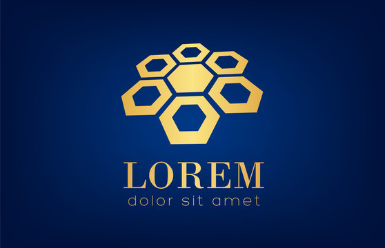 Honeycombs logo vector