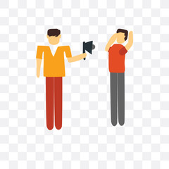 announcement icon isolated on transparent background. Simple and editable announcement icons. Modern icon vector illustration.