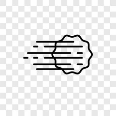 Movement vector icon isolated on transparent background, Movement logo design